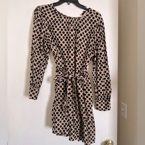 Who What Wear polka dot dress